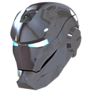 Silver Iron Man Mask icon